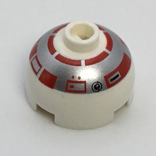 Brick Round 2x2 Dome Top with R5-D4 Pattern (6 Arcs on Top), Part# 553px1a Part LEGO®   