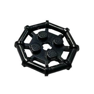 Plate, Modified 2x2 with Bar Frame Octagonal, Part# 30033 Part LEGO® Black