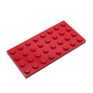 Plate 4x8, Part# 3035 Part LEGO® Red 1 Part