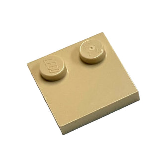 Tile, Modified 2 x 2 with Studs on Edge, Part# 33909 Part LEGO® Tan