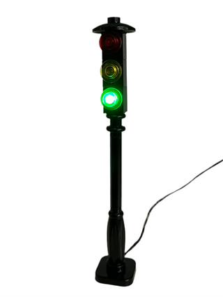 LED Changing Traffic Light, Battery w/ Wire, ACE-T Custom Parts United Brick Co®