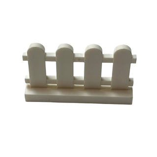 Fence 1x4x2 Paled (Picket), Part# 33303 Part LEGO® White  