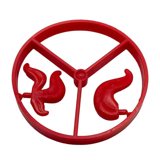 LEGO® Minifigure, Plume Feather Wheel, 3 on Spure, Part# 4502 Part LEGO® Red Missing Small Plume Feather