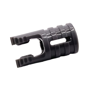 Hinge Cylinder 1x2 Locking with 2 Fingers and Axle Hole on Ends with Slots, Part# 30553 Part LEGO® Dark Bluish Gray