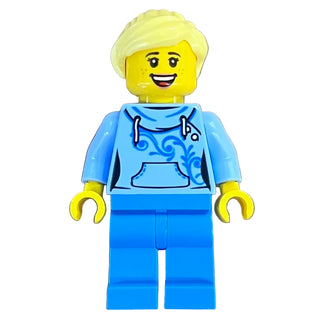 LEGOLAND Park Female with Bright Light Yellow Ponytail, LLP031 - LEGO® Legoland Parks Minifigure