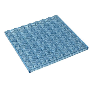 Plate 8x8, Part# 41539 Part LEGO® Decent - Trans-Medium Blue  