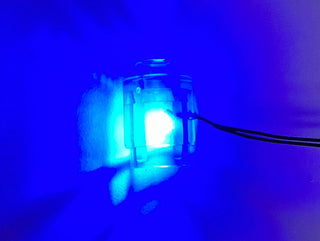 1x1 LED Light-up Round Brick, DIY System, LS1x1R-DC Custom Parts United Brick Co® Blue