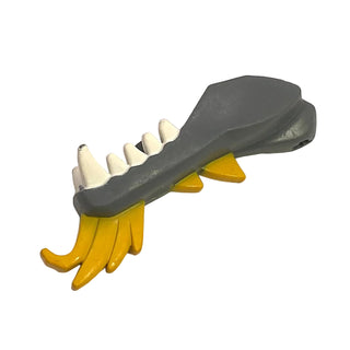 Lightning Dragon Head Lower Jaw with White Teeth and Yellow Spines Pattern, Part# 93072pb03