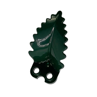 Plant Plate, Round 1 x 2 with Curved, Upright Leaf, Part# 5151 Part LEGO® Dark Green