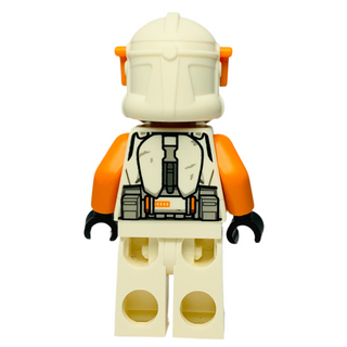 Commander Cody, 212th Attack Battalion (Phase 2) - White Arms, Dirt Stains, Nougat Head, Helmet with Holes, sw1233 Minifigure LEGO®