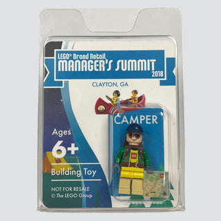 LEGO Brand Retail Manager's Summit 2018, Camper Blister Pack, Clayton, GA, lbrms2018-1 Minifigure LEGO®