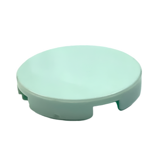 Tile, Round 2 x 2 with Bottom Stud Holder, Part# 14769 Part LEGO® Light Aqua