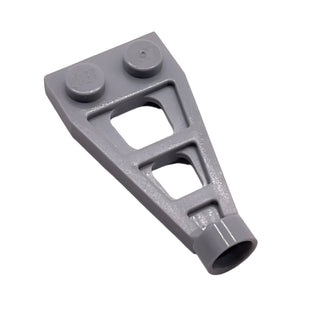 Plate, Modified 1x2 with Long Stud Holder (Space Wing), Part# 4596 Part LEGO® Light Bluish Gray