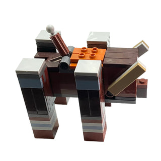 Minecraft Ravager - Brick Built, mineravager01 LEGO® Animals LEGO®