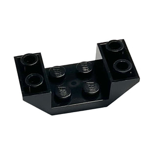 Slope, Inverted 45 4x2 Double with 2x2 Cutout, Part# 4871 Part LEGO® Black
