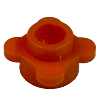 Plant Flower Edge 1x1 w/ Tabs, Part# 28573 Part LEGO® Orange