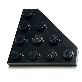 Wedge, Plate 4 x 4 Cut Corner, Part# 30503 Part LEGO® Black