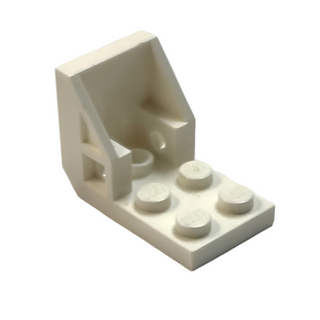 Bracket 3x2 - 2x2 Inverted (Space Seat), Part# 4598 Part LEGO® White