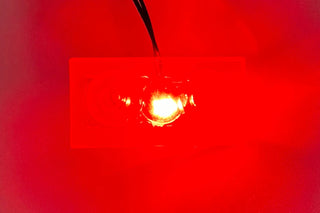 1x2 LED Light-up Plate, Battery Operated, LS1x2PB Custom Parts United Brick Co® Red