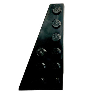 Wedge, Plate 6 x 3 Left, Part# 54384 Part LEGO® Black