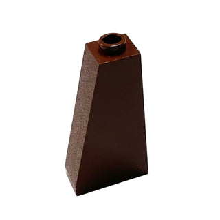 Slope 75 2x1x3 (Open Stud), Part# 4460a Part LEGO® Reddish Brown  