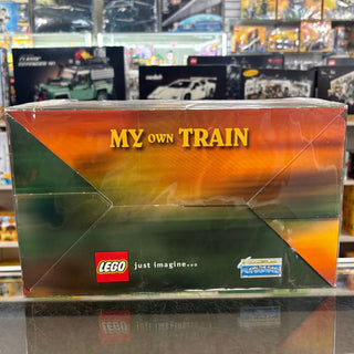 Large Train Engine with Tender Blue, KT203-1 - LEGO® My Own Train Set