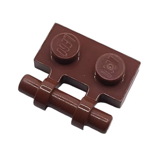 Plate, Modified 1x2 with Bar Handle on Side - Free Ends, Part# 2540 Part LEGO® Reddish Brown