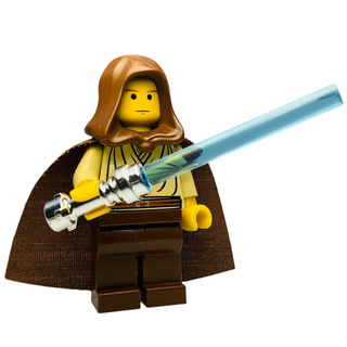 Obi-Wan Kenobi, sw0024 Minifigure LEGO® Like New - With Chrome Lightsaber