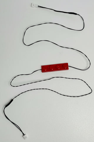 1x4 LED Light Up Plate, DIY System, Reconnectable, LB1x4-LA Custom Parts United Brick Co®