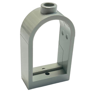 Window 1 x 2 x 2 2/3 with Rounded Top, Part# 30044 Part LEGO® Light Gray