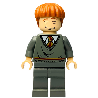 Ron Weasley - Gryffindor Stripe Torso, Sleeping / Awake Face, hp064 Minifigure LEGO®