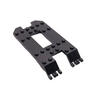 Vehicle, Trailer Base 6 x 12 x 1 1/3, Part# 30263 Part LEGO® Black Very Good
