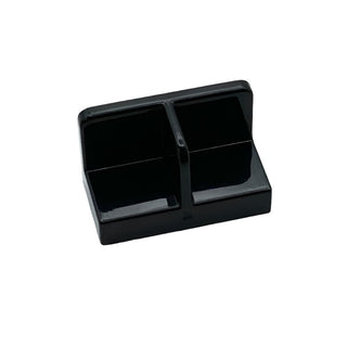 Panel 1x2x1 with Rounded Corners and Center Divider (Minifigure Stand), Part# 93095 Part LEGO® Black  