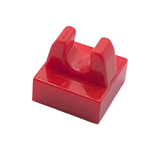 Tile, Modified 1x1 with Clip, Part# 2555 Part LEGO® Red