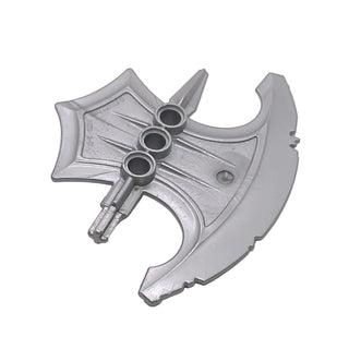 Large Figure Battle Axe Head, Part# 54178 Part LEGO® Pearl Light Gray Very Good