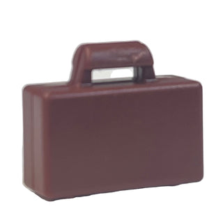 Minifigure, Utensil Briefcase / Suitcase, Part# 4449 Part LEGO® Reddish Brown