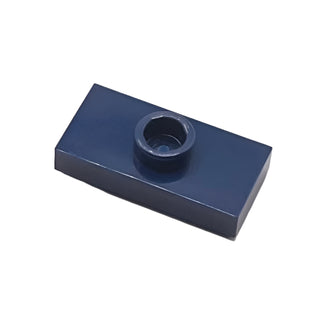 Plate, Modified 1x2 with 1 Stud with Groove (Jumper), Part# 3794b Part LEGO® Dark Blue