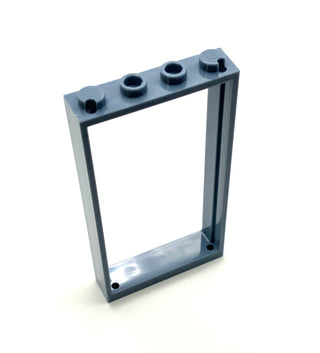 Door Frame 1x4x6 with Two Holes on Top and Bottom, Part# 60596 Part LEGO® Sand Blue  