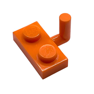 Plate, Modified 1x2 with Bar Arm Up (Horizontal Arm 5mm), Part# 4623b Part LEGO® Orange