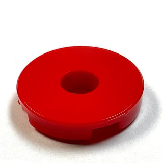Tile, Round 2x2 with Hole, Part# 15535 Part LEGO® Red