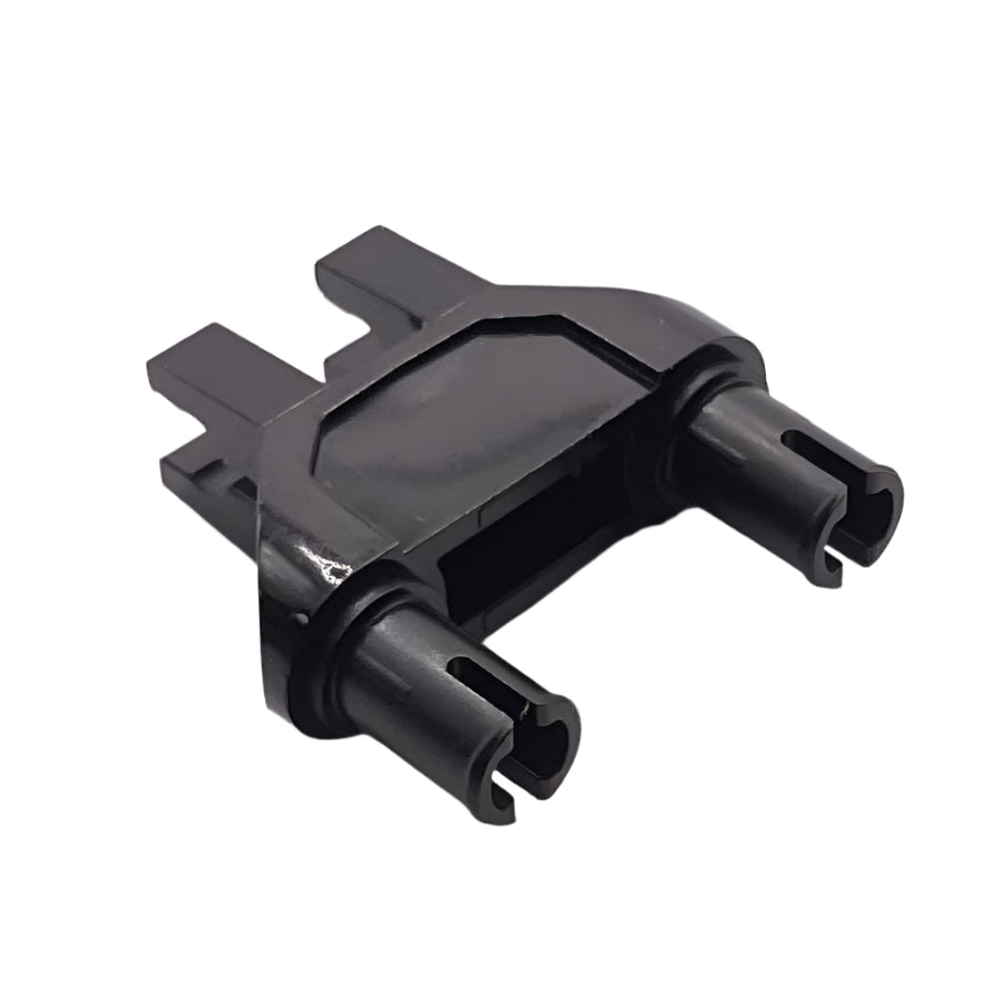 Technic, Pin Double Triangle 1x3 with 2 Clips with Squared Pin Holes ...