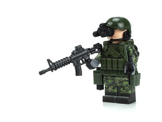 Canadian Army Soldier Custom Minifigure, BB104