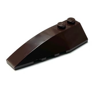 Wedge 6 x 2 Left, Part# 41748 Part LEGO® Dark Brown