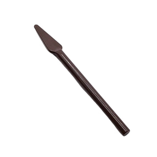 Minifigure Weapon, Pike/Spear Handle with Flat End, Part# 93789 Part LEGO® Dark Brown