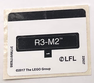 Sticker Sheet for Set R3-M2 Polybag, 40268 - (31799/6179285), Part# 40268stk01 Part LEGO® Complete