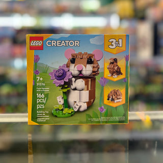 Cute Hamster with a Flower, 31376 - LEGO® Creator Set Building Kit LEGO®