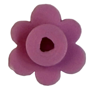 Plant Flower w/ Small Pin Hole, Part# 3742 Part LEGO® Light Pink