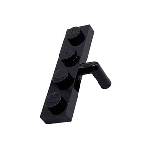 Plate, Modified 1x4 with Bar Arms Down, Part# 30043 Part LEGO® Black