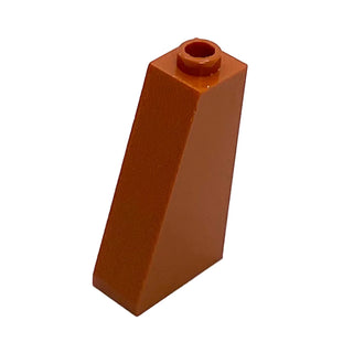 Slope 75 2x1x3 (Open Stud), Part# 4460a Part LEGO® Dark Orange