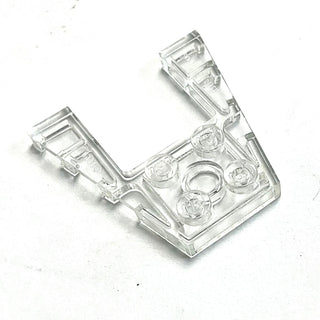 Wedge, Plate 4 x 4, Part# 43719 Part LEGO® Trans-Clear